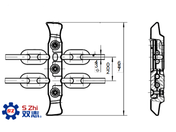 產品介紹|<i style='color:red'>szz800/250</i>中雙鏈刮板轉載機44ZG系列